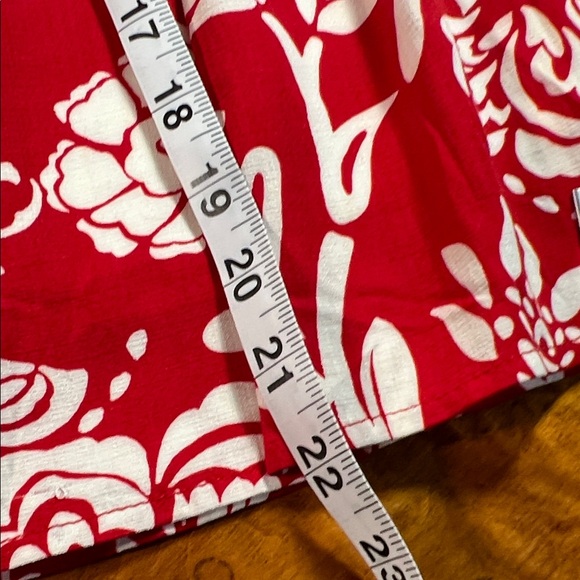 NWT Knox Rose Red and White Patterned Skirt - Picture 7 of 7